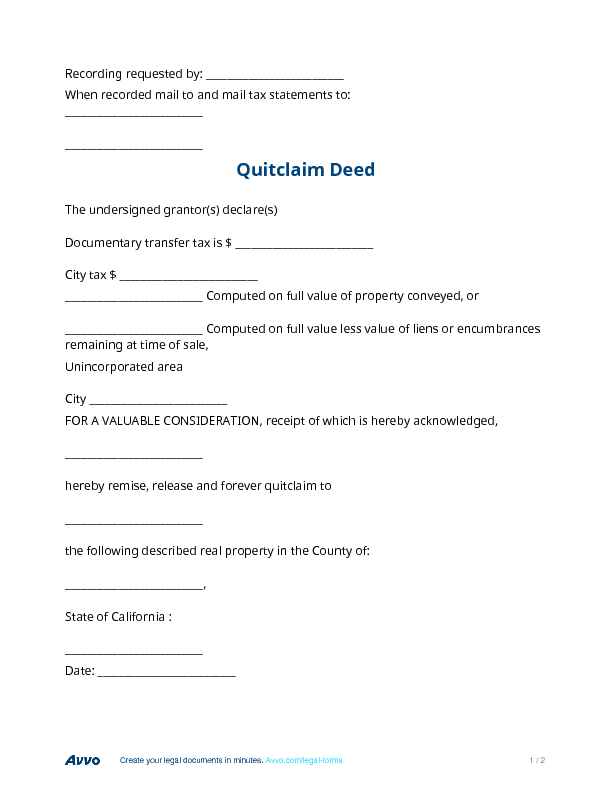 quick claim deed for property form pike productoseb co